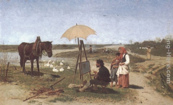 Anton Kozakiewicz Der Pferdermaler